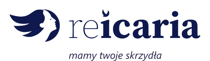 Logo Reicaria regular + mamy twoje skrzydła